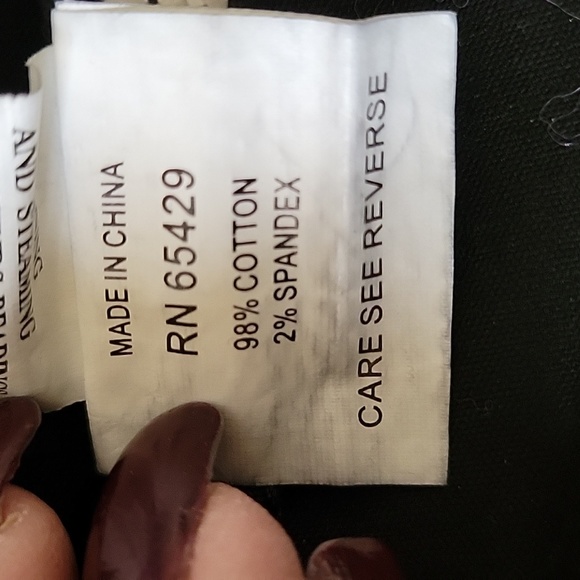 Luxe Moda Black with Gold Paint Rhinstone/Silver and Gold Studded Jean Jacket SM - Picture 8 of 15